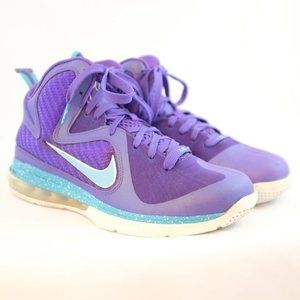 Nike Lebron 9 Summit Lake Hornets Sneakers Women's 8/6.5Y/6.5 Men's